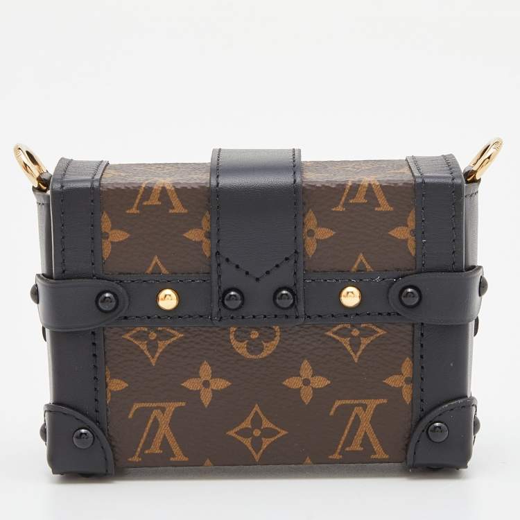 Pre Owned Louis Vuitton Monogram Canvas Essential Trunk NM Chain Bag