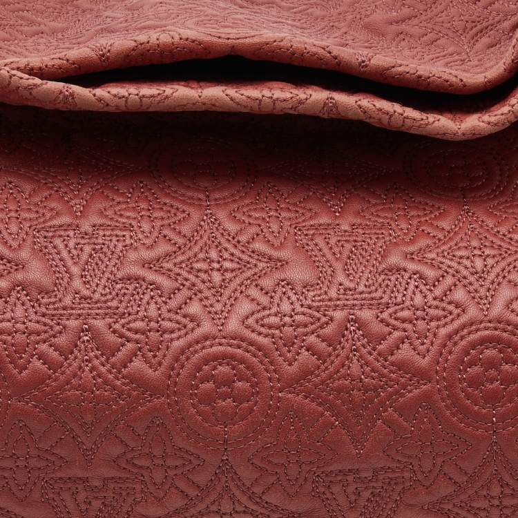 Pre Owned Louis Vuitton Framboise Monogram Antheia Leather Ixia PM Bag