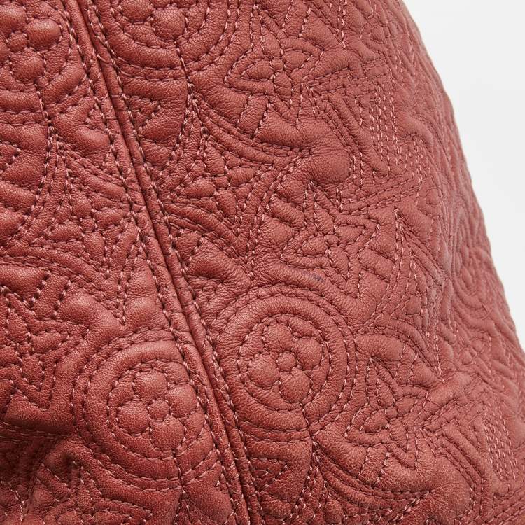 Pre Owned Louis Vuitton Framboise Monogram Antheia Leather Ixia PM Bag