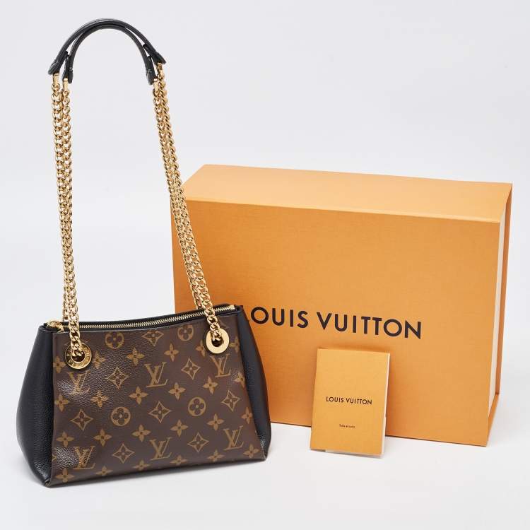 Pre Owned Louis Vuitton Black Monogram Canvas and Leather BB Surene Bag