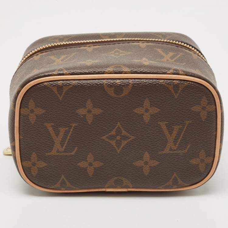 Pre Owned Louis Vuitton Monogram Canvas Nice Nano Bag
