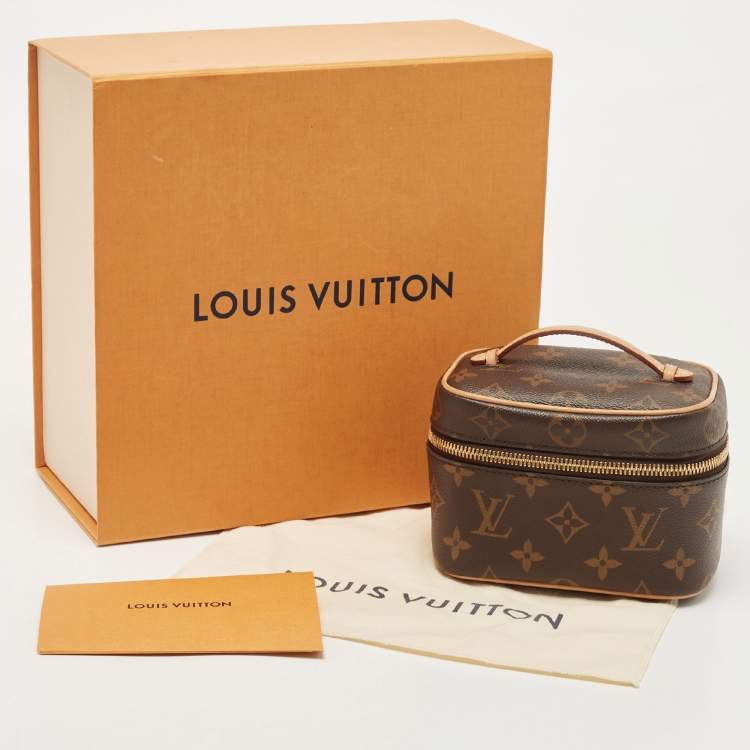 Pre Owned Louis Vuitton Monogram Canvas Nice Nano Bag