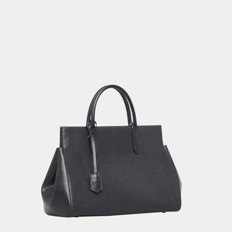 Louis Vuitton Black Epi Leather Speedy 25 Bag w/ Strap - Yoogi's Closet