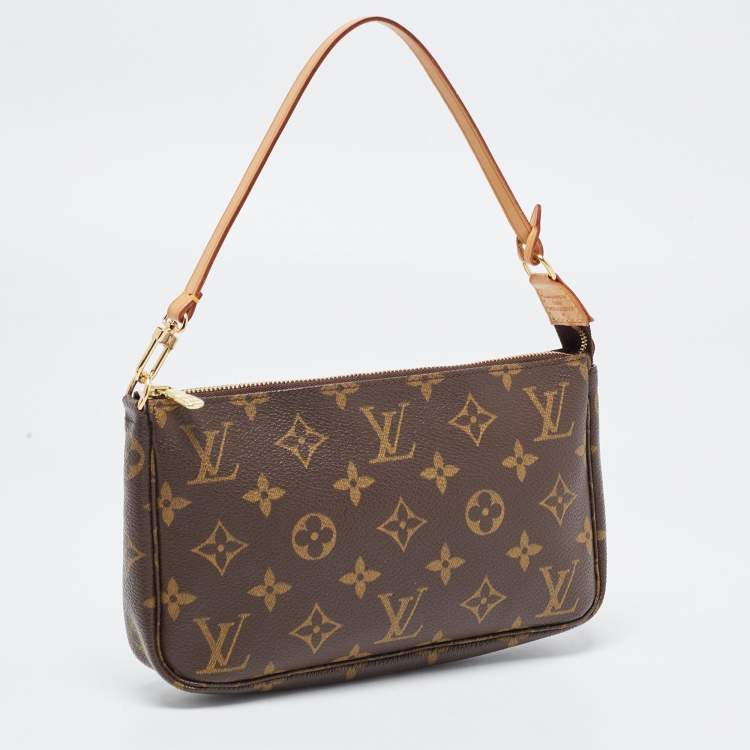 Pre Owned Louis Vuitton Monogram Canvas Pochette Accessoires Bag