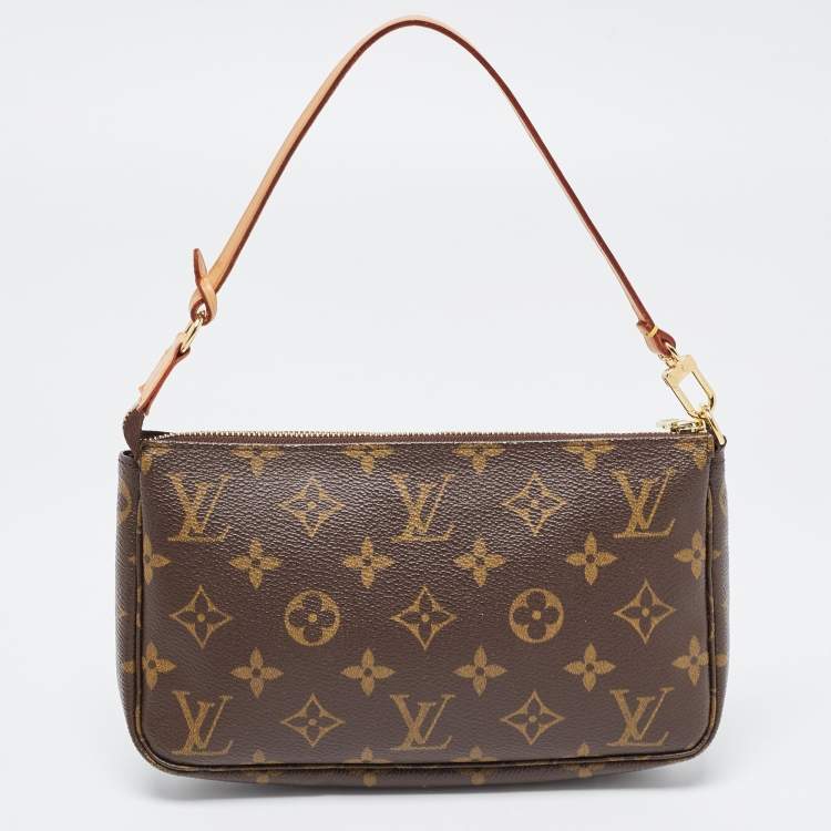 Pre Owned Louis Vuitton Monogram Canvas Pochette Accessoires Bag