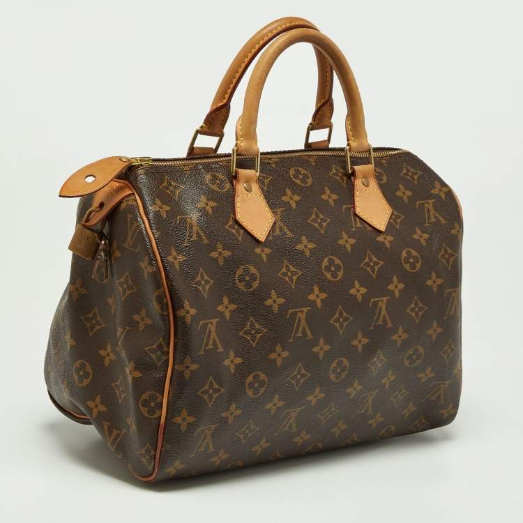 Pre Owned Louis Vuitton Monogram Canvas Speedy 30 Bag