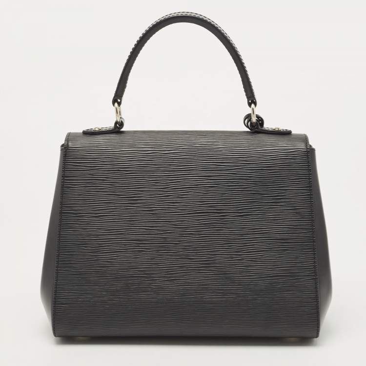 Pre Owned Louis Vuitton Black Epi Leather Cluny BB Bag