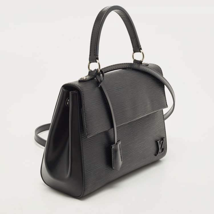 Pre Owned Louis Vuitton Black Epi Leather Cluny BB Bag