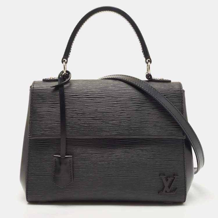 Pre Owned Louis Vuitton Black Epi Leather Cluny BB Bag