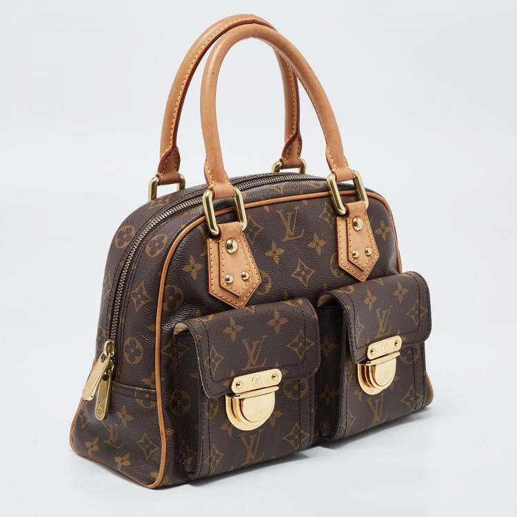 Pre Owned Louis Vuitton Monogram Canvas Manhattan PM Bag