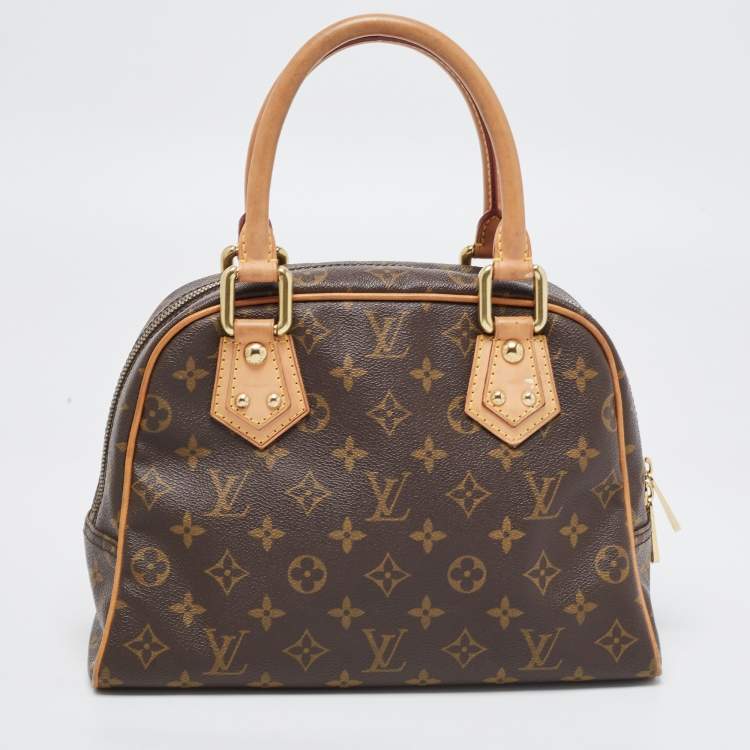 Pre Owned Louis Vuitton Monogram Canvas Manhattan PM Bag