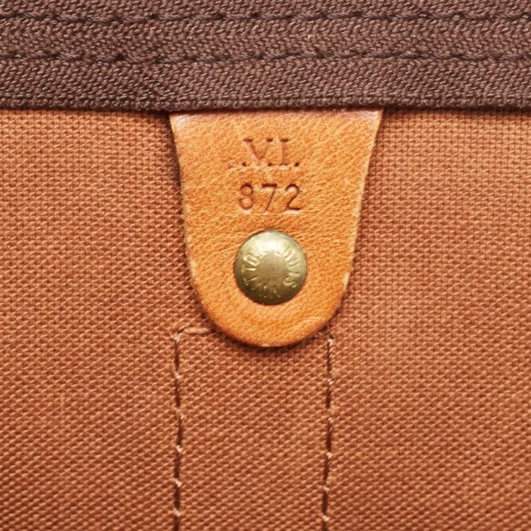 Pre Owned Louis Vuitton Monogram Canvas Keepall Bandouliere 50 Bag