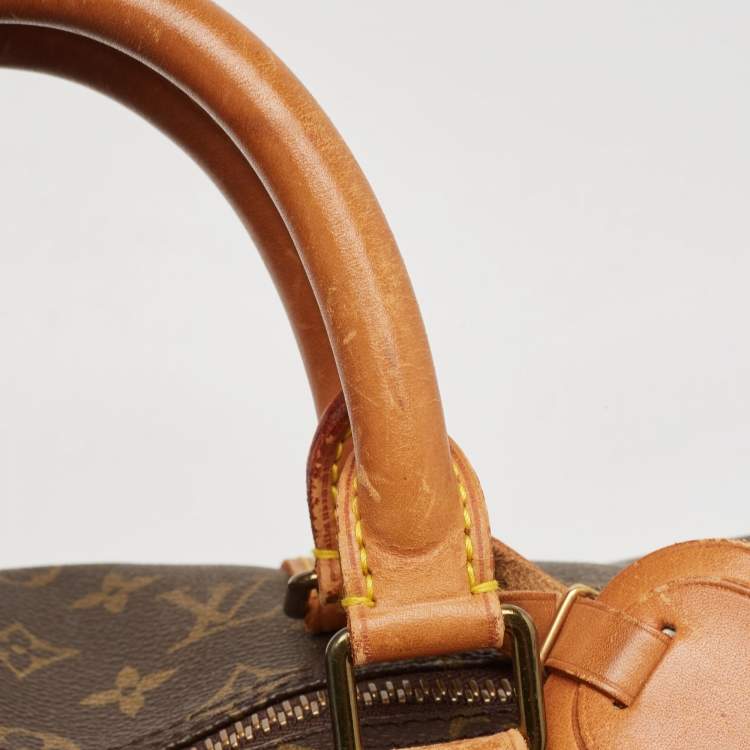 Pre Owned Louis Vuitton Monogram Canvas Keepall Bandouliere 50 Bag