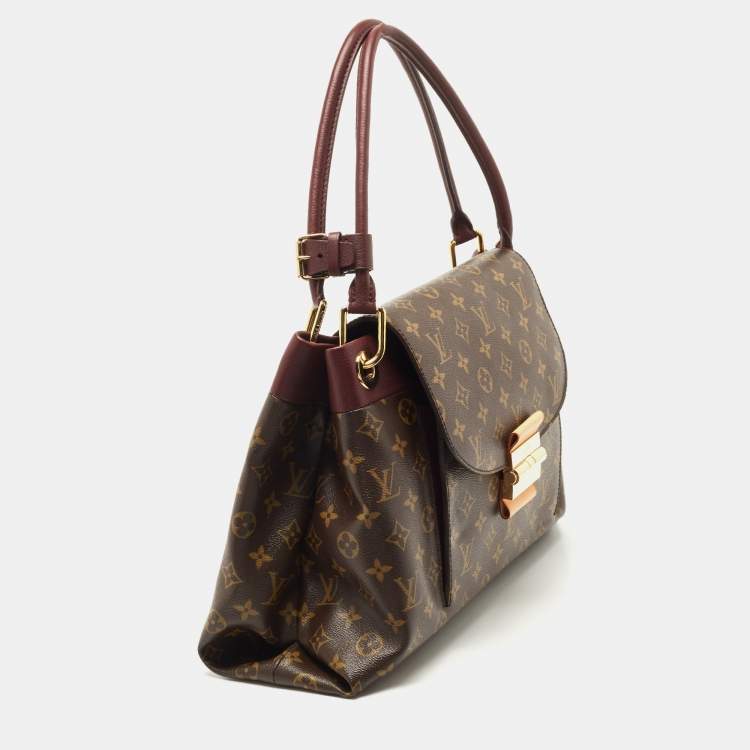 Pre Owned Louis Vuitton Aurore Monogram Canvas Olympe Bag