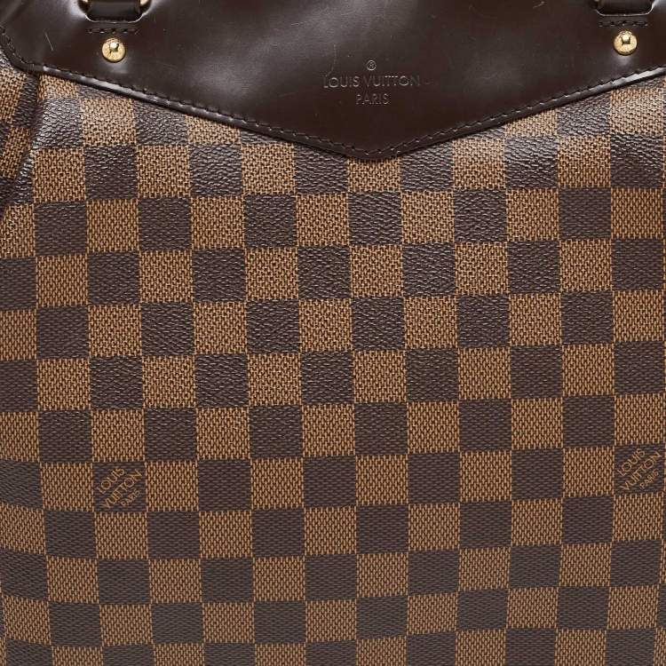 Pre Owned Louis Vuitton Damier Ebene Canvas and Leather Westminister GM Bag