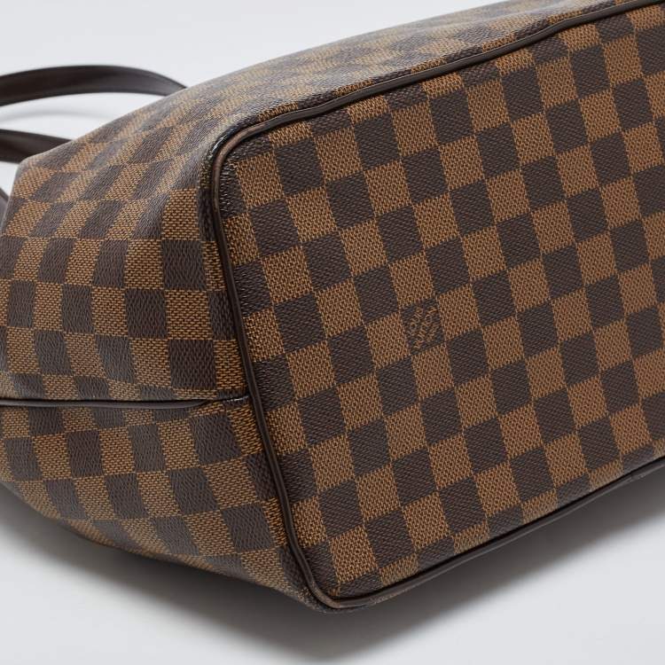 Pre Owned Louis Vuitton Damier Ebene Canvas and Leather Westminister GM Bag