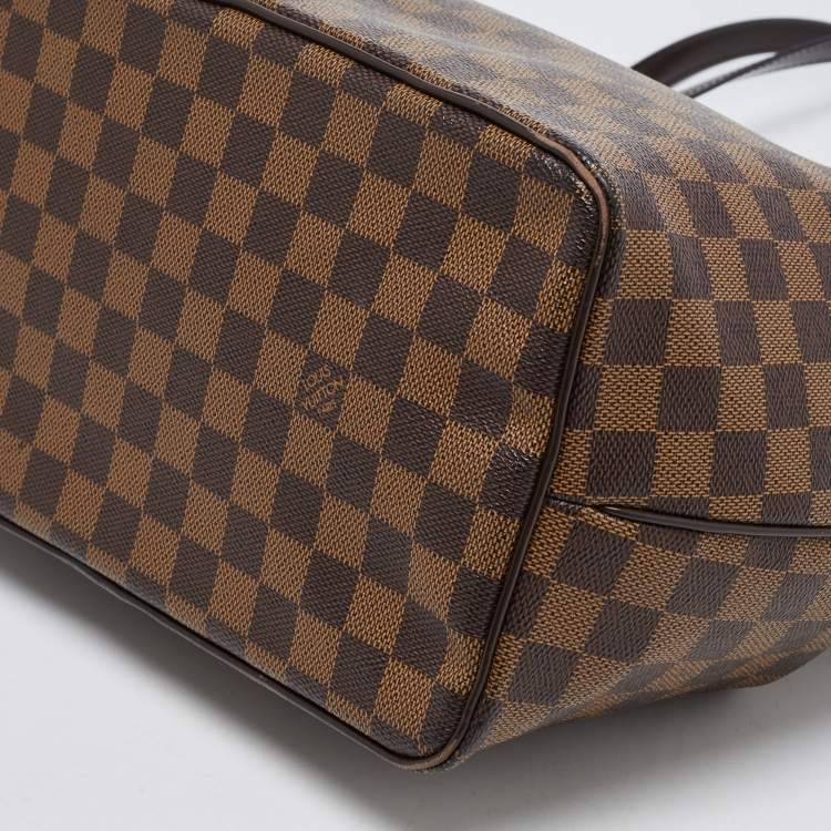 Pre Owned Louis Vuitton Damier Ebene Canvas and Leather Westminister GM Bag