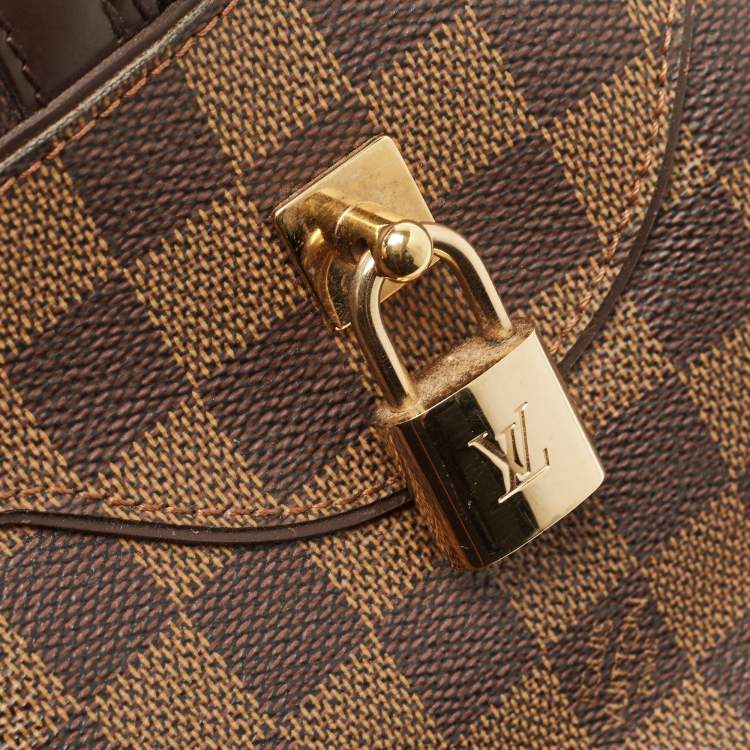 Pre Owned Louis Vuitton Damier Ebene Canvas Duomo Bag
