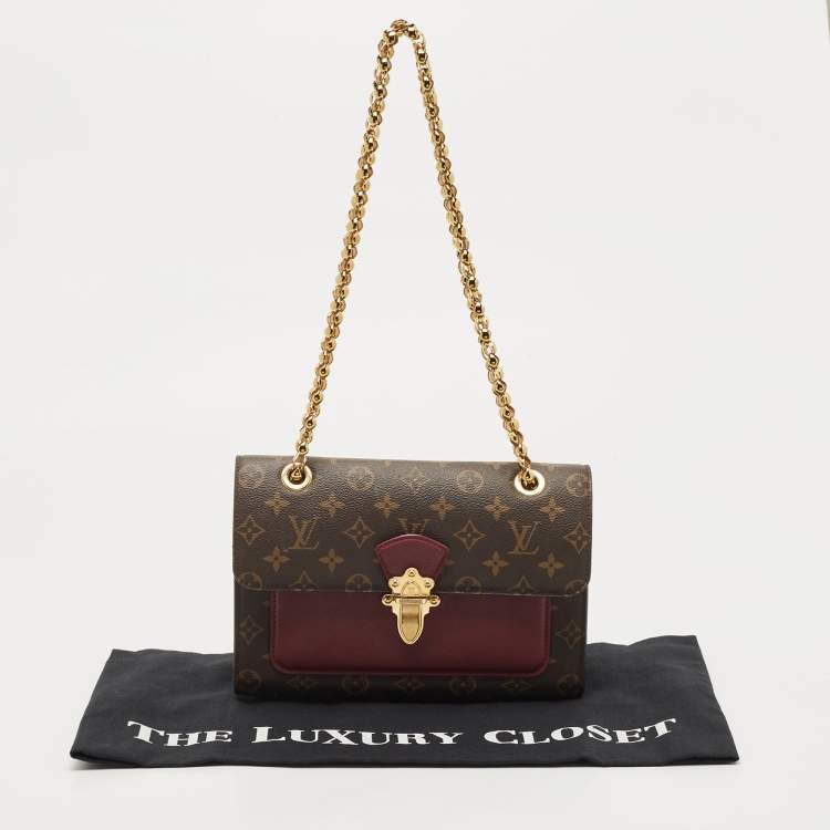Pre Owned Louis Vuitton Raisin Monogram Canvas Victoire Bag