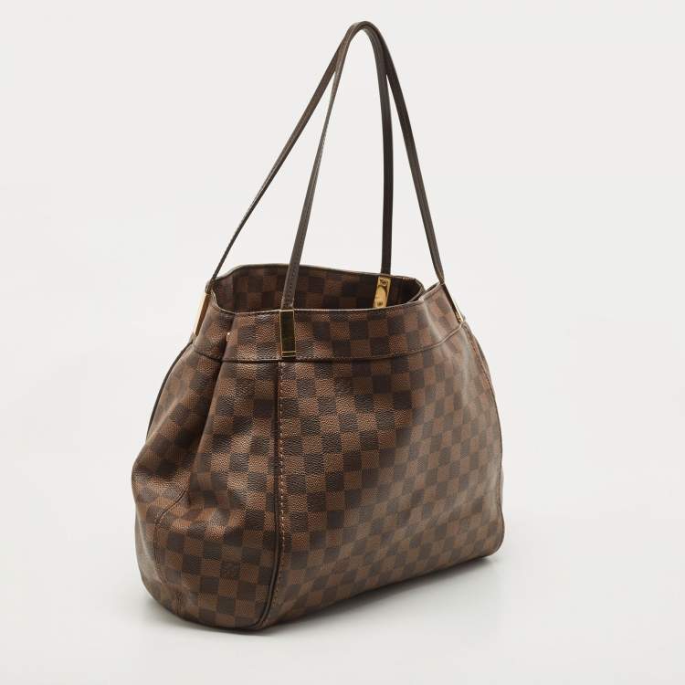 Pre Owned Louis Vuitton Damier Ebene Canvas Marylebone GM Bag