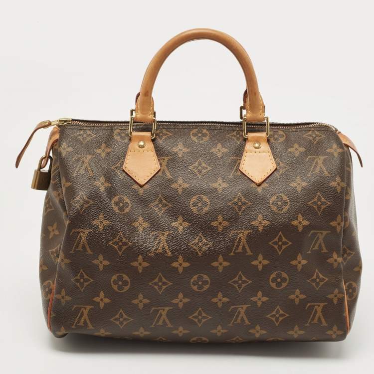 Pre Owned Louis Vuitton Monogram Canvas Speedy 30 Bag