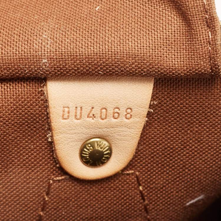 Pre Owned Louis Vuitton Monogram Canvas Speedy 30 Bag