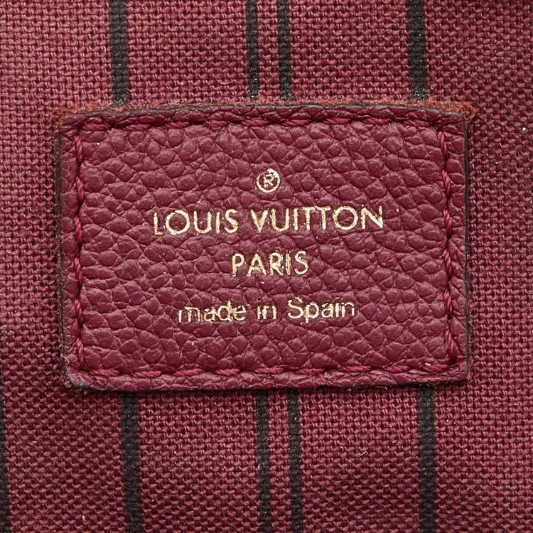 Pre Owned Louis Vuitton Flamme Monogram Empreinte Leather Pont Neuf Mini Bag