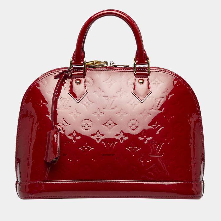 Louis Vuitton Red Epi Leather Alma PM Bag - Yoogi's Closet