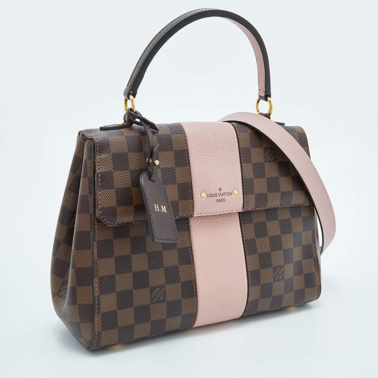 Pre Owned Louis Vuitton Magnolia Damier Ebene Canvas Bond Street Bag