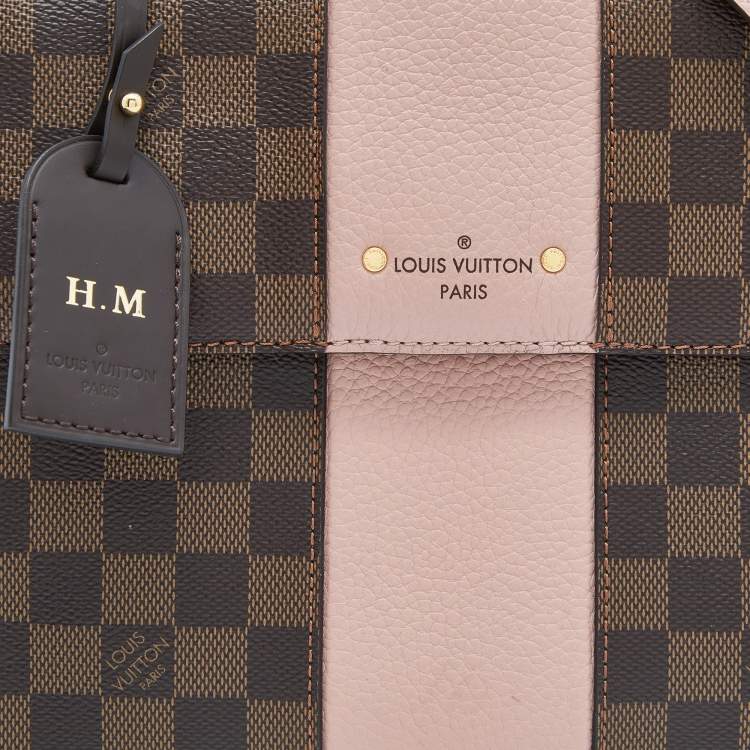 Pre Owned Louis Vuitton Magnolia Damier Ebene Canvas Bond Street Bag