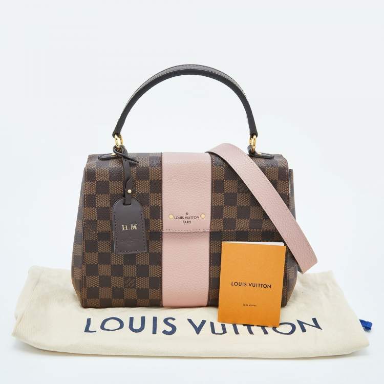 Pre Owned Louis Vuitton Magnolia Damier Ebene Canvas Bond Street Bag