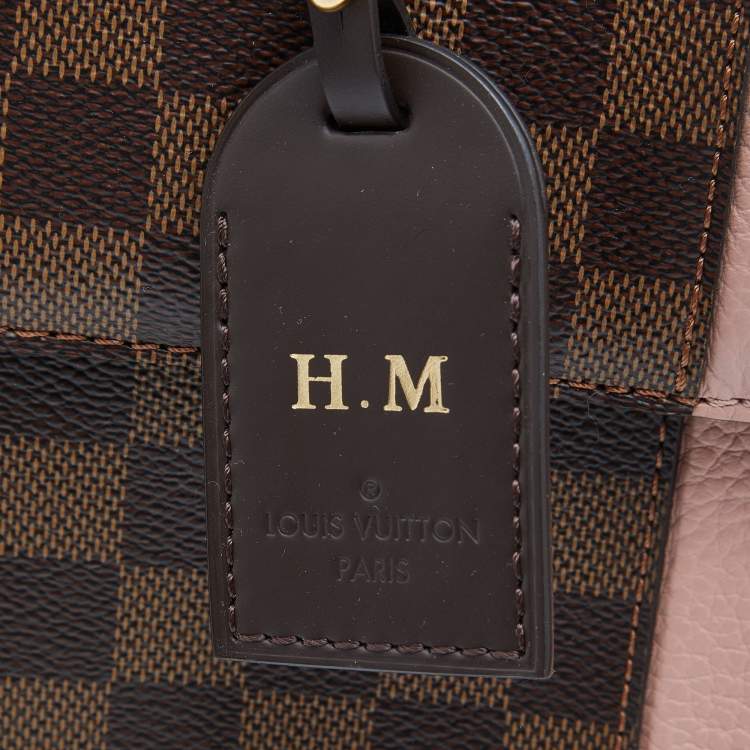 Pre Owned Louis Vuitton Magnolia Damier Ebene Canvas Bond Street Bag