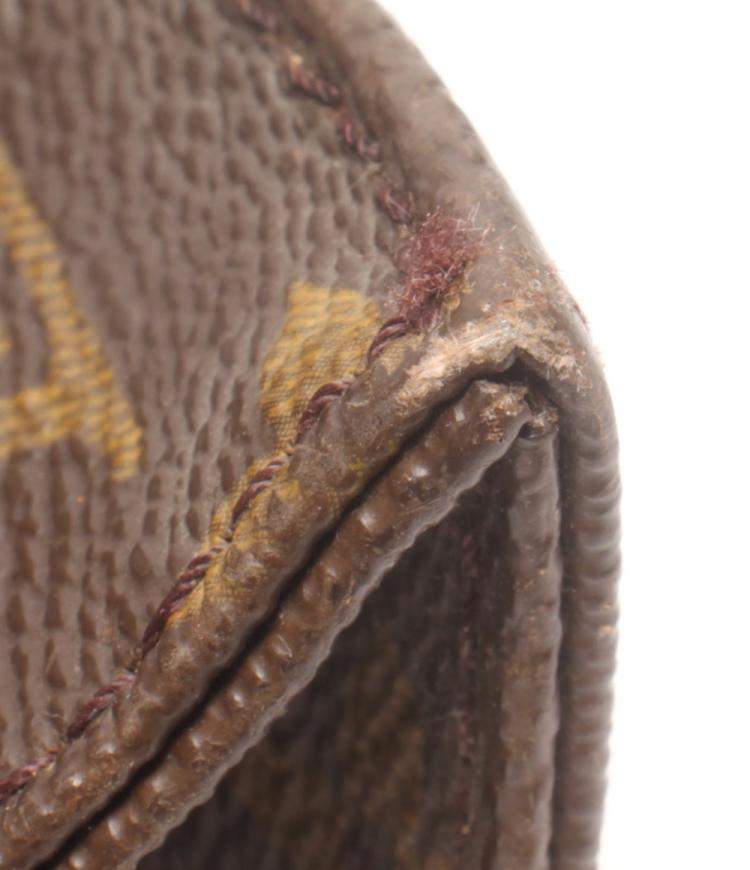 Pre Owned Louis Vuitton Brown Monogram Canvas  Sac Plat Tote