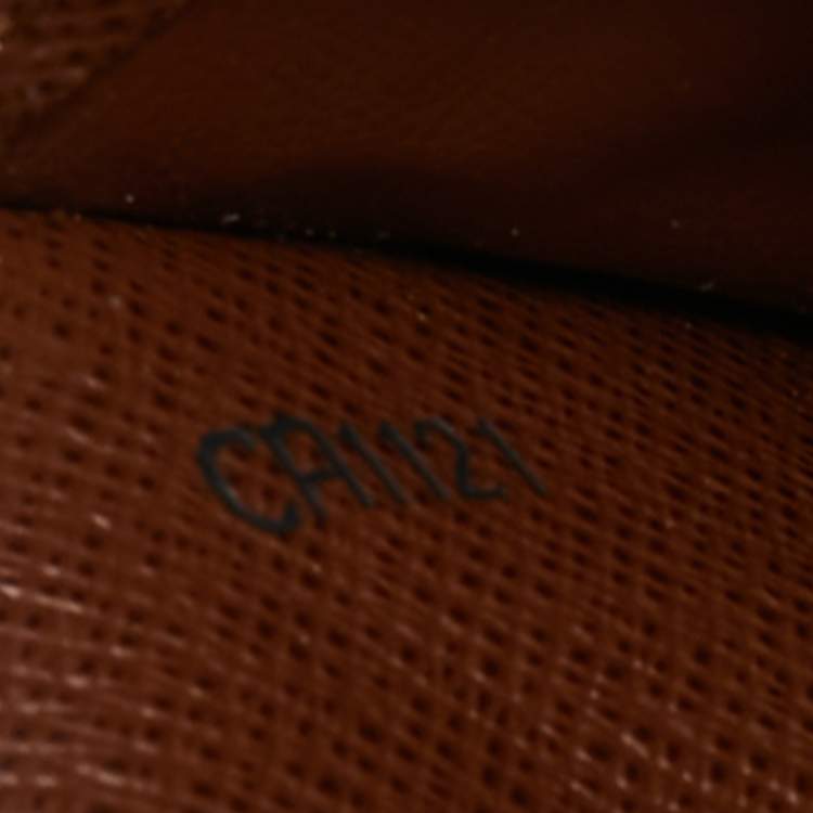 Pre Owned Louis Vuitton Monogram Canvas Fleuri Sarah Wallet 