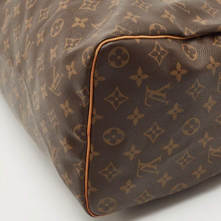 Pre Owned Louis Vuitton Brown Monogram Canvas Speedy 40 Handbag