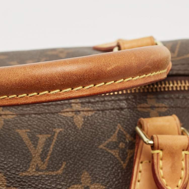 Pre Owned Louis Vuitton Brown Monogram Canvas Speedy 40 Handbag