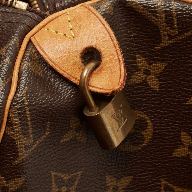 Pre Owned Louis Vuitton Brown Monogram Canvas Speedy 40 Handbag