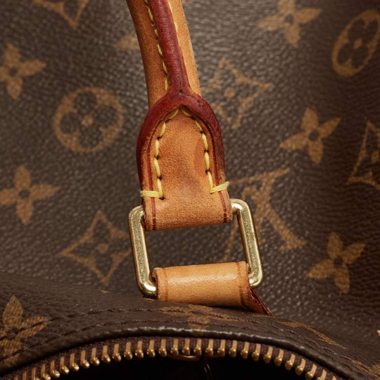 Pre Owned Louis Vuitton Brown Monogram Canvas Speedy 40 Handbag
