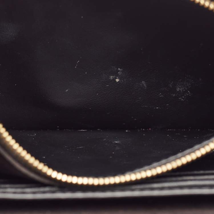 مملوكة مسبقًا Louis Vuitton Black Epi Leather Twist Belt Wallet On Chain