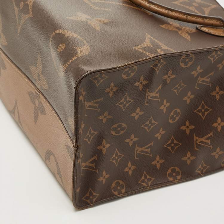 Pre Owned Louis Vuitton Monogram Reverse Giant Canvas OnTheGo GM Bag