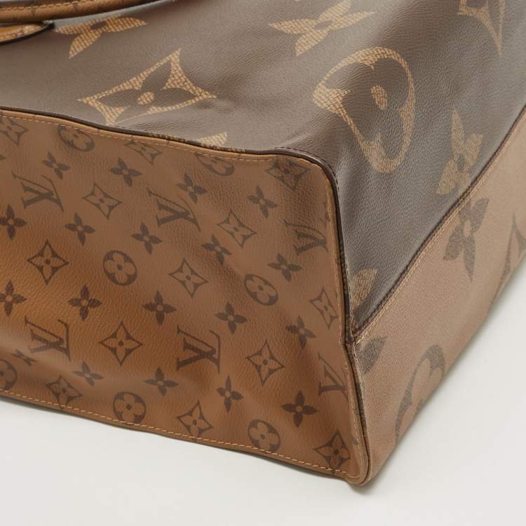 Pre Owned Louis Vuitton Monogram Reverse Giant Canvas OnTheGo GM Bag