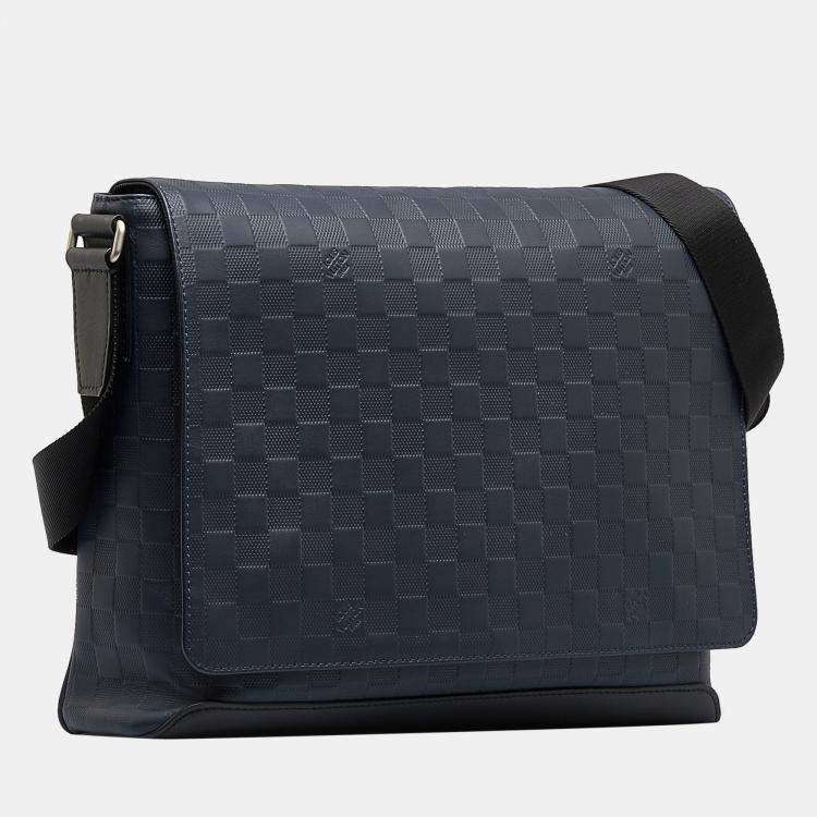 Authenticated Louis Vuitton Damier Infini District PM Black