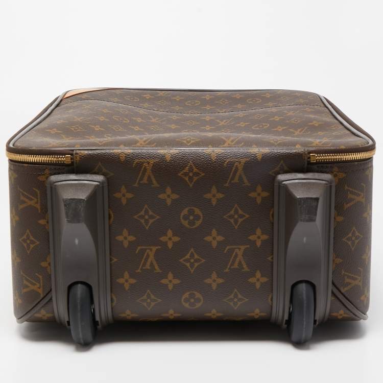 Pre Owned Louis Vuitton Monogram Canvas Pegase 45 Luggage 