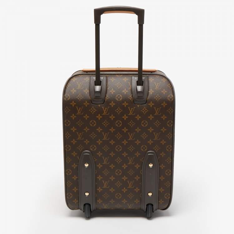 Pre Owned Louis Vuitton Monogram Canvas Pegase 45 Luggage 