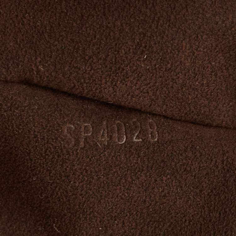 Pre Owned Louis Vuitton Black Monogram Mahina Leather Surya L Bag