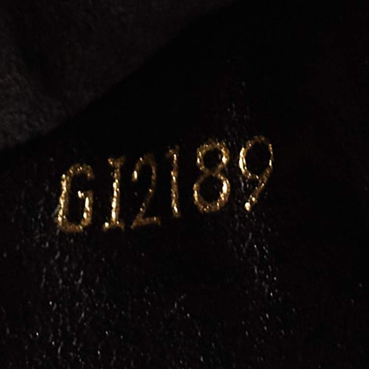 Pre Owned Louis Vuitton Black Monogram Giant Canvas Jungle Double Zip Pochette