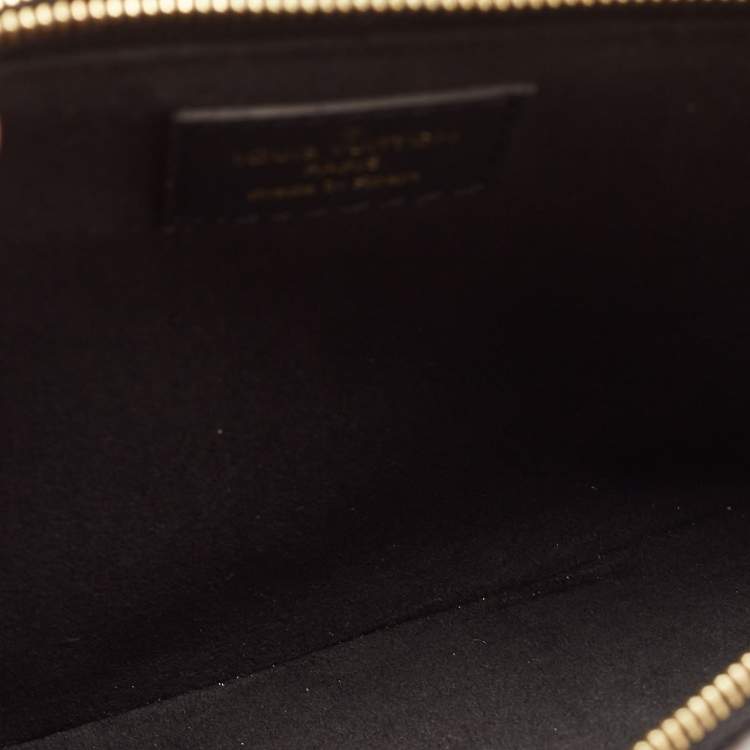 Pre Owned Louis Vuitton Black Monogram Giant Canvas Jungle Double Zip Pochette