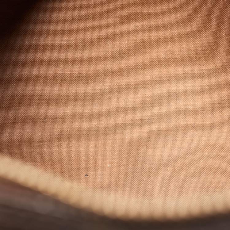 Pre Owned Louis Vuitton Brown Canvas Monogram Speedy 35 Handbag