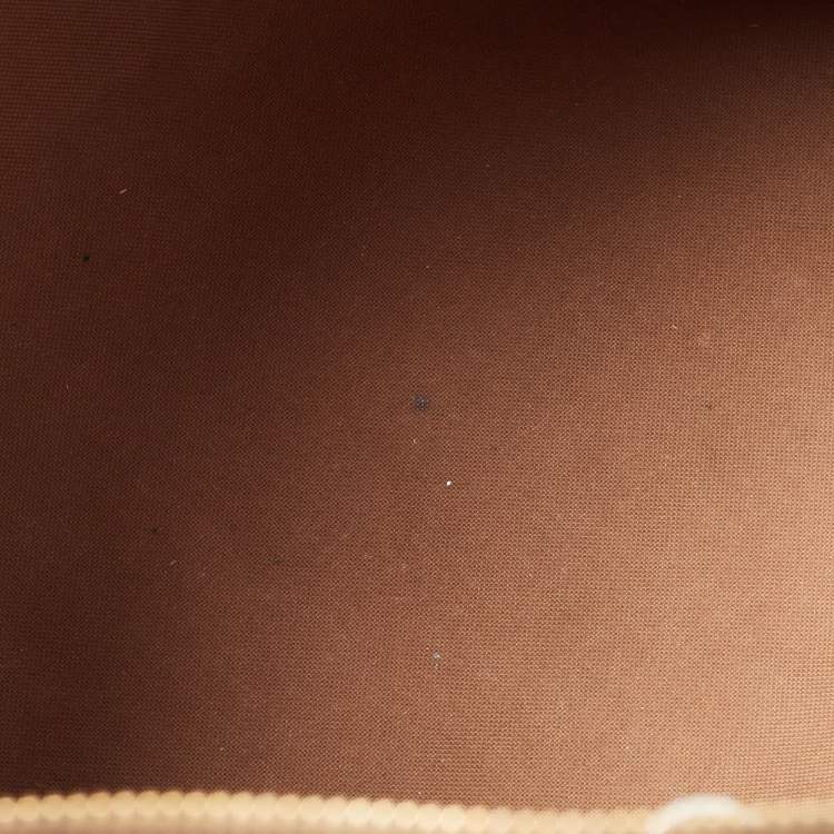 Pre Owned Louis Vuitton Brown Canvas Monogram Speedy 35 Handbag