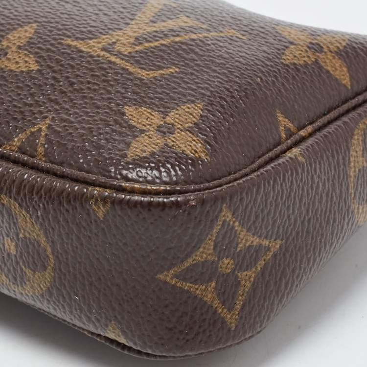 Pre Owned Louis Vuitton Monogram Canvas Mini Pochette Accessoires 